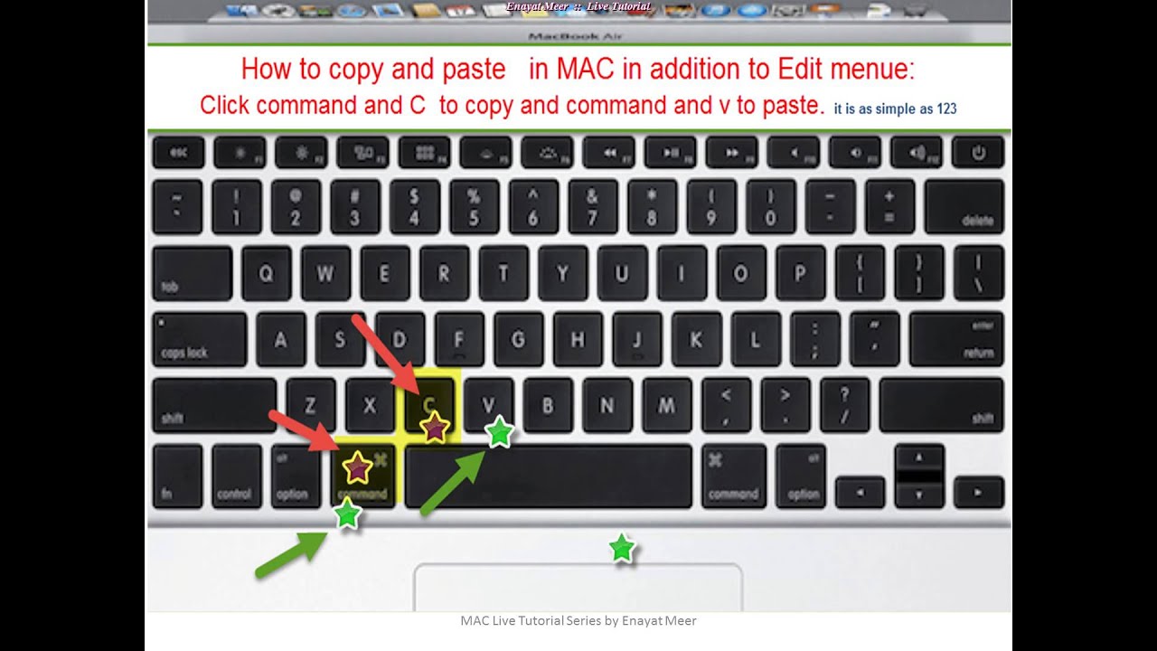 Mac how to copy paste